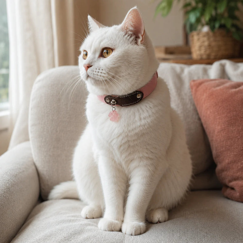 Mobius Guardian Loop Natural Crystal Pet Collar