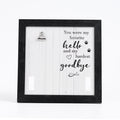 Pet Memorial Photo Frame with Collar Holder Keepsake